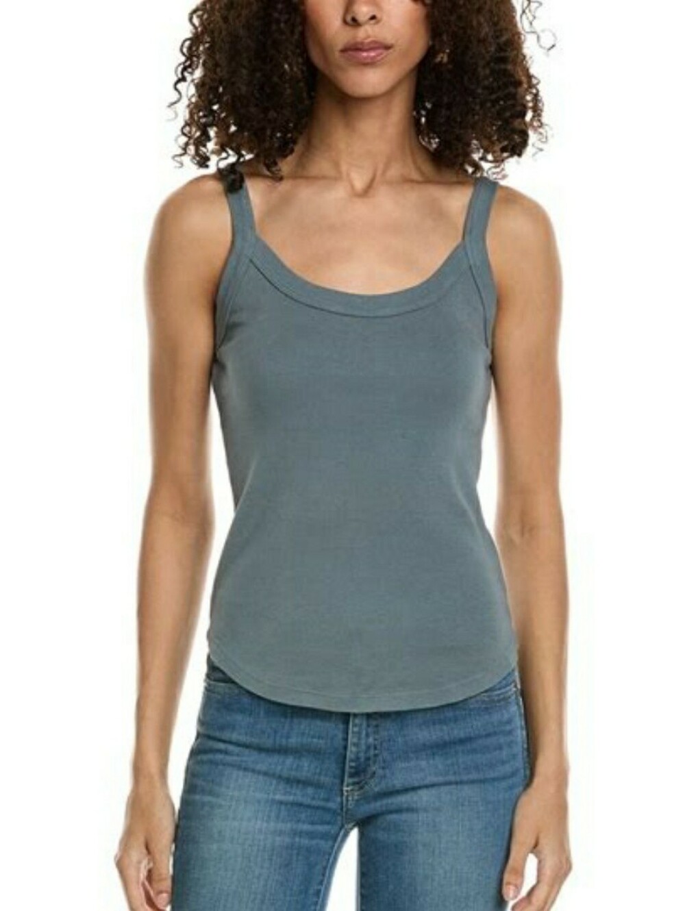 Michael Stars Vita Strappy Tank - Gray - Size M